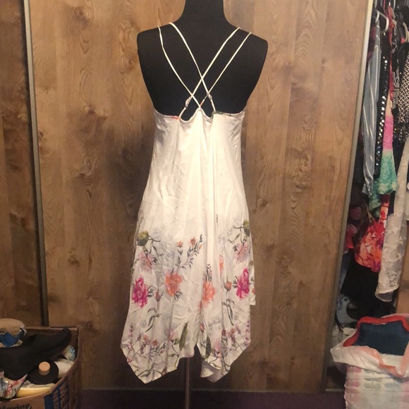 Beautiful Flowing Mini Dress or Blouse by LOVESTITCH size Medium - Picture 8 of 16